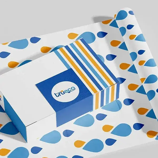 Diseño de empaque y papelería corporativa con branding para Truco realizado por Barucck