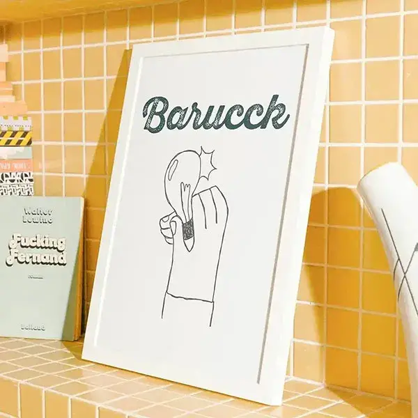 Ilustración y diseño de identidad visual corporativa de Barucck Agencia de Marketing Digital