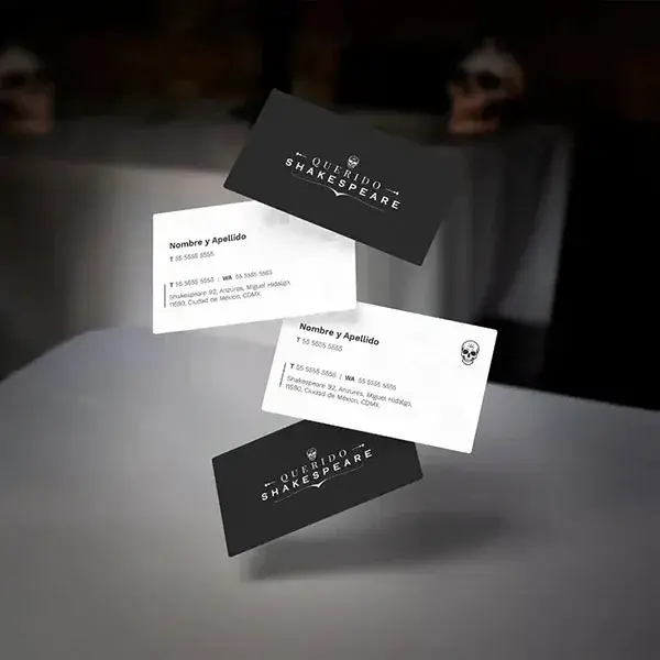 Presentación de tarjetas de presentación y branding elegante para Querido Shakespeare por Barucck